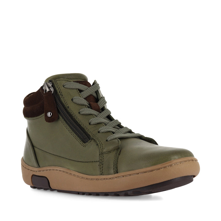PASCAL - DARK OLIVE LEATHER