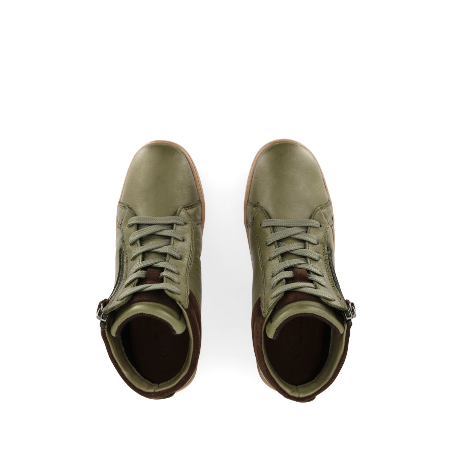 PASCAL - DARK OLIVE LEATHER