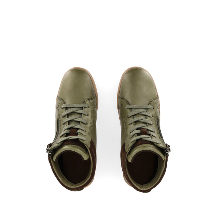 PASCAL - DARK OLIVE LEATHER