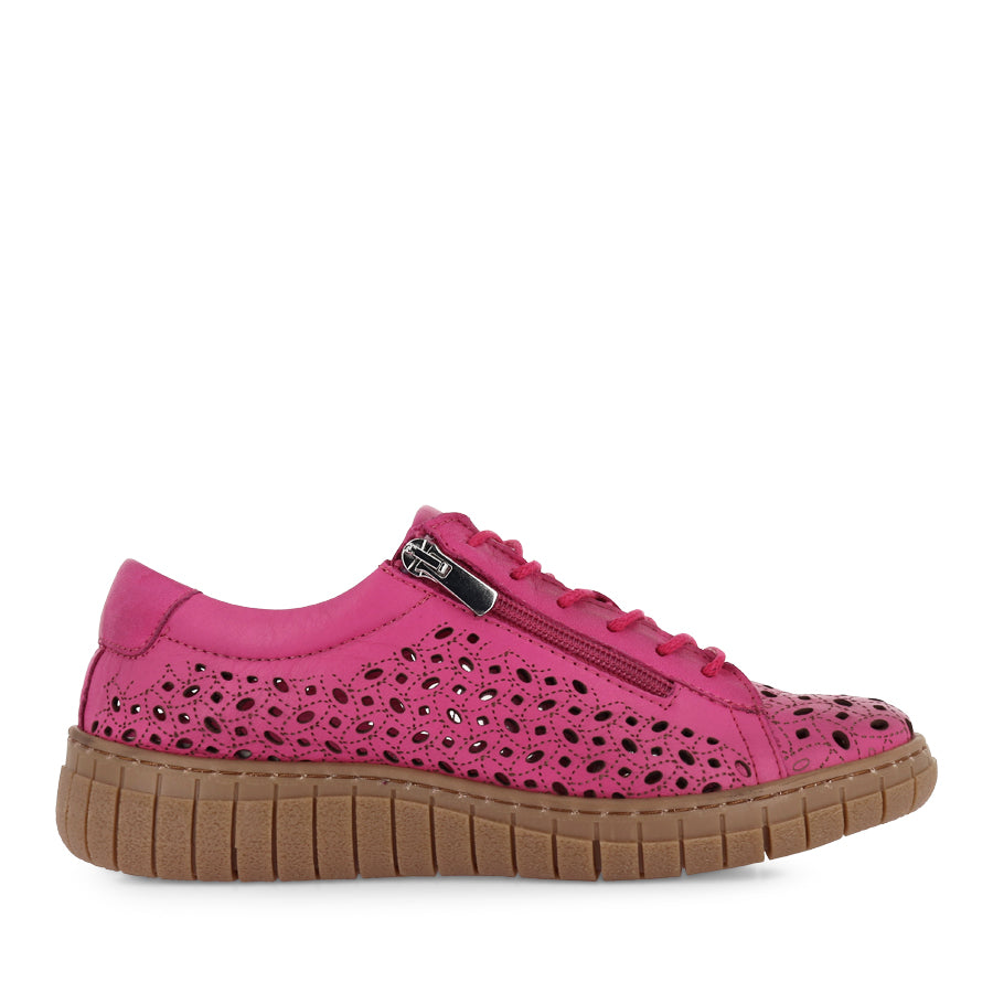 RAVIDA - FUCHSIA LEATHER