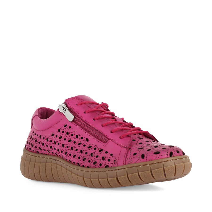RAVIDA - FUCHSIA LEATHER