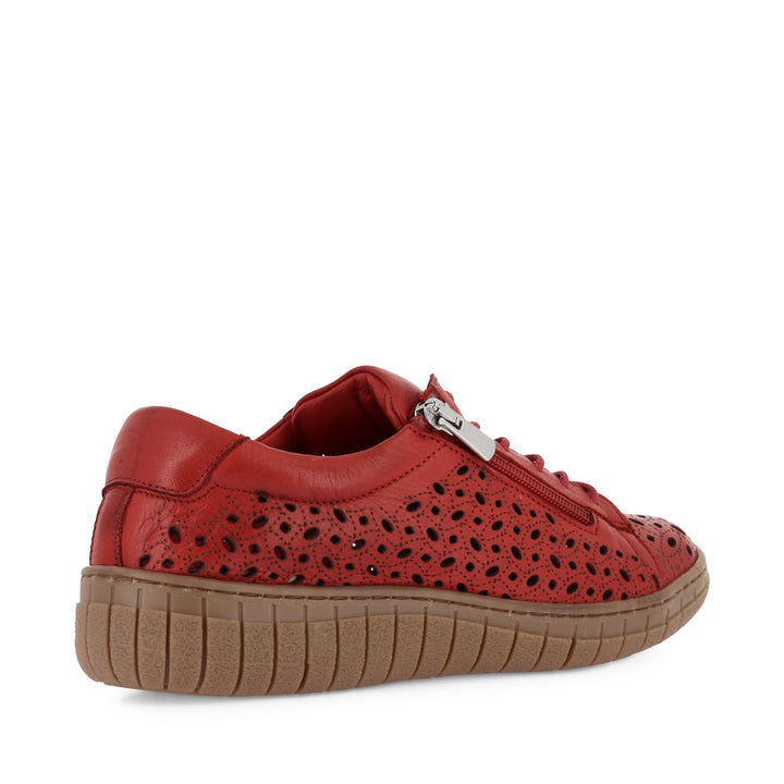 RAVIDA - RED LEATHER