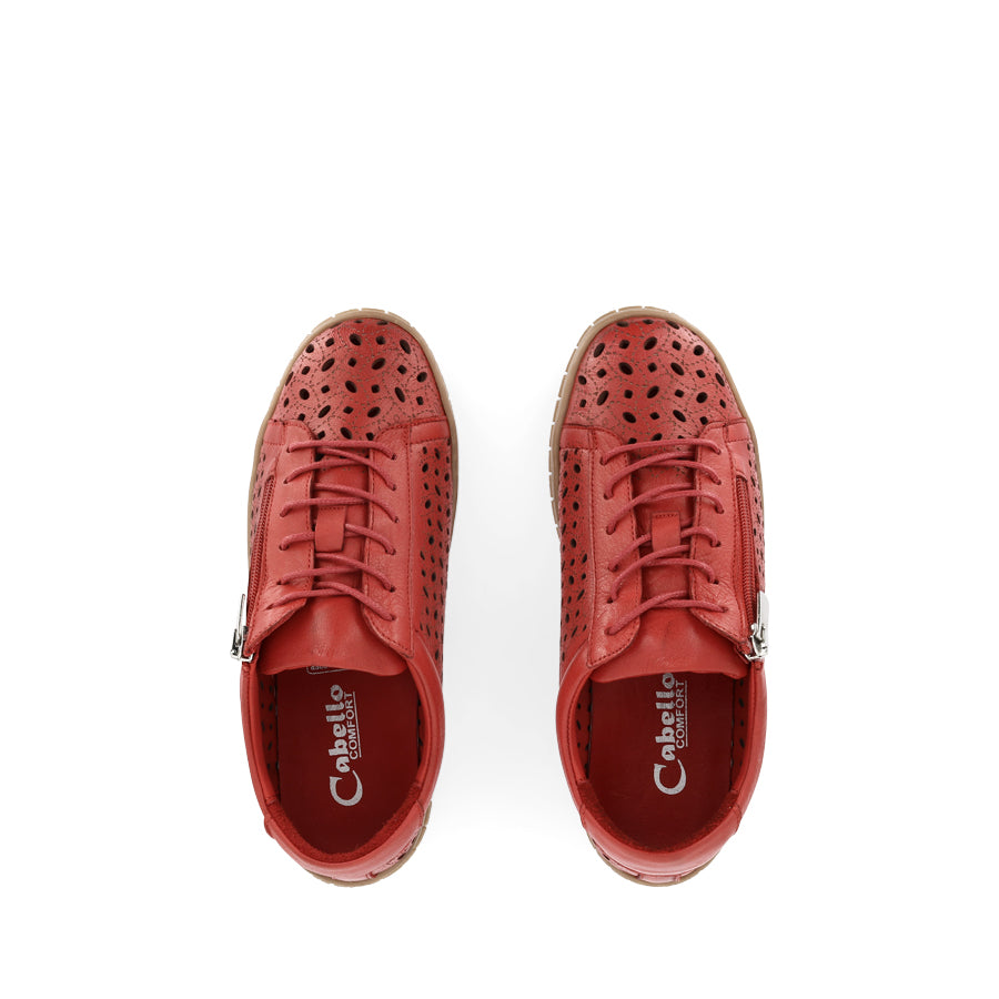 RAVIDA - RED LEATHER