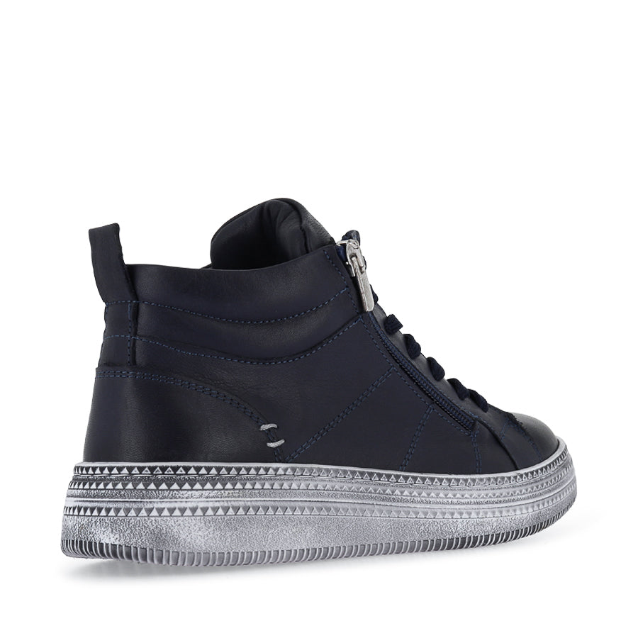 ROXIE - NAVY LEATHER