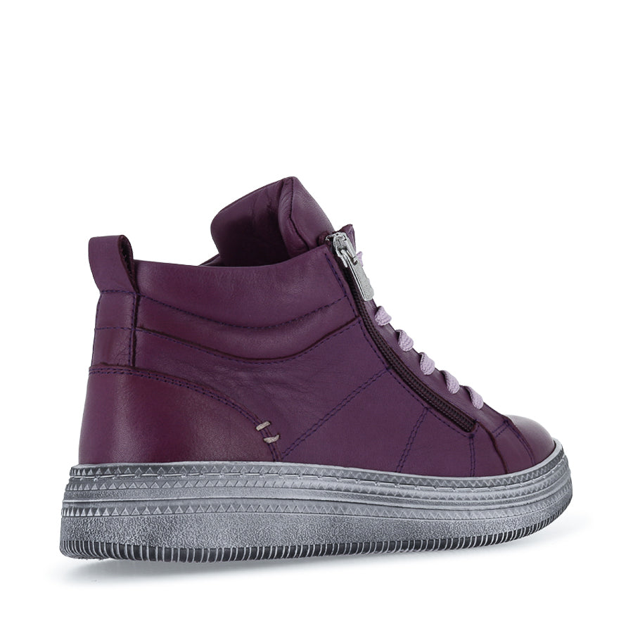 ROXIE - PURPLE LEATHER