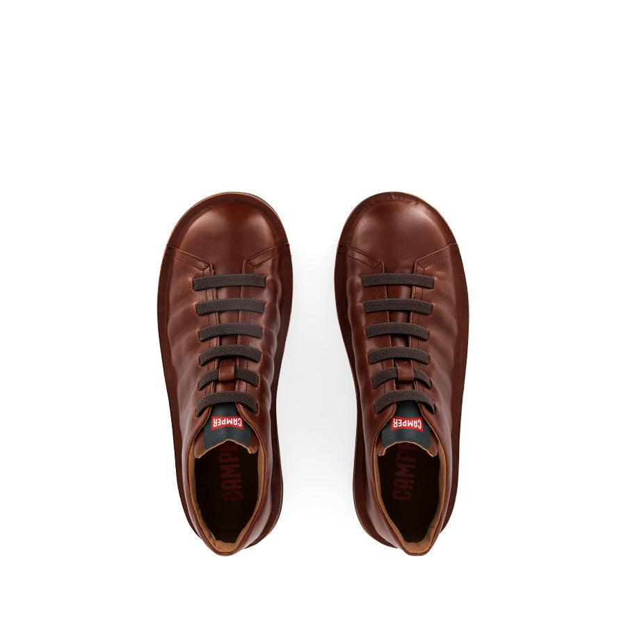 BEETLE 18751 - BROWN LEATHER – Evans Shoes