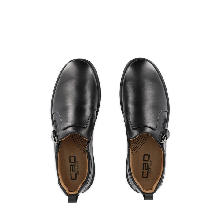 CLAIR - BLACK LEATHER