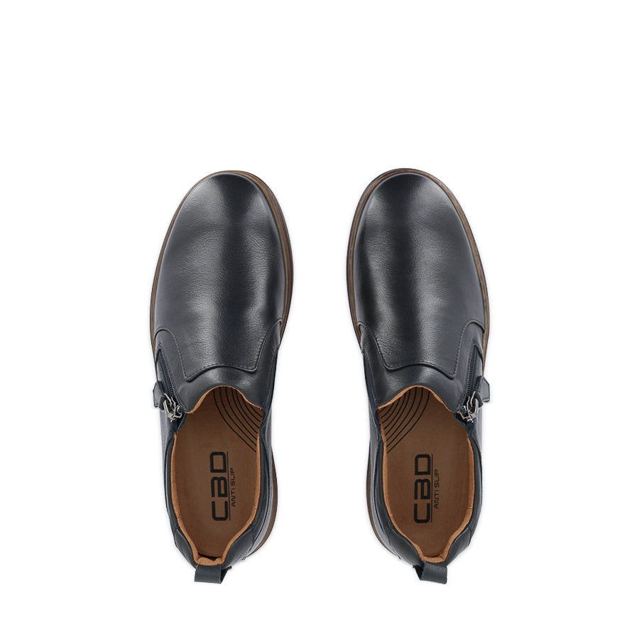 CLAIR - FRENCH NAVY LEATHER