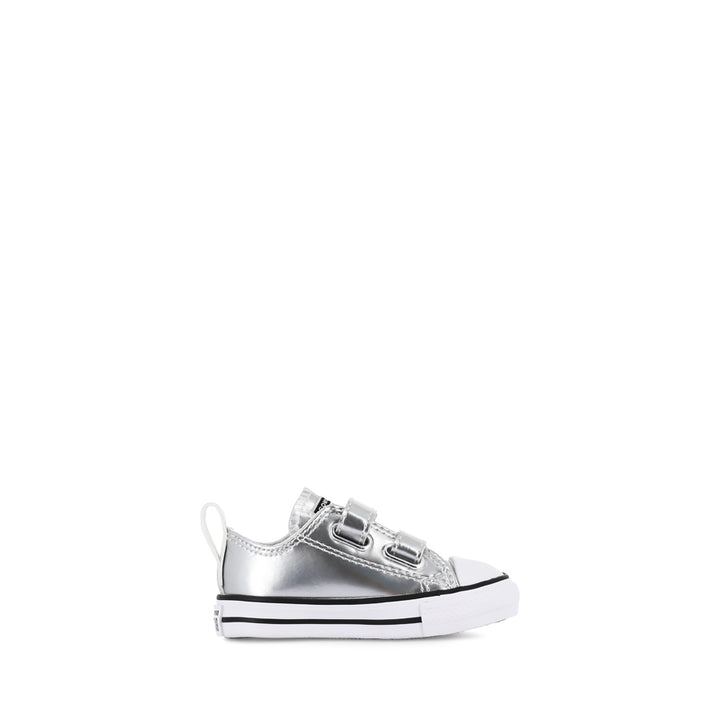 ALL STAR 2V LOW INFANT SHINE - SILVER/WHITE/SILVER