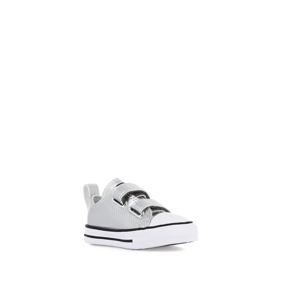 ALL STAR 2V LOW INFANT SHINE - SILVER/WHITE/SILVER