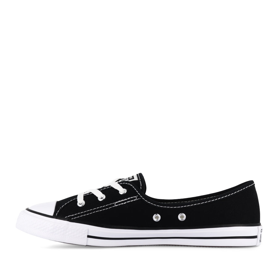 ALL STAR BALLET LACE LOW  BLACK/WHITE/BLACK