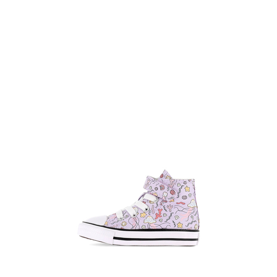 ALL STAR HI INFANT 1V MAJESTIC MERMAIDS - VAPOUR VIOLET/AQUA MIST/WHITE