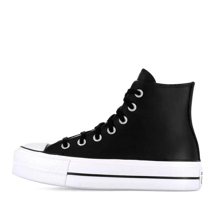 ALL STAR HI LIFT LEATHER - BLACK/BLACK/WHITE