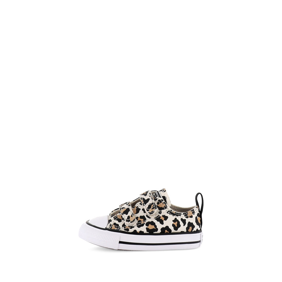 ALL STAR LOW INFANT 2V LEOPARD LOVE - DRIFTWOOD/BLACK/WHITE