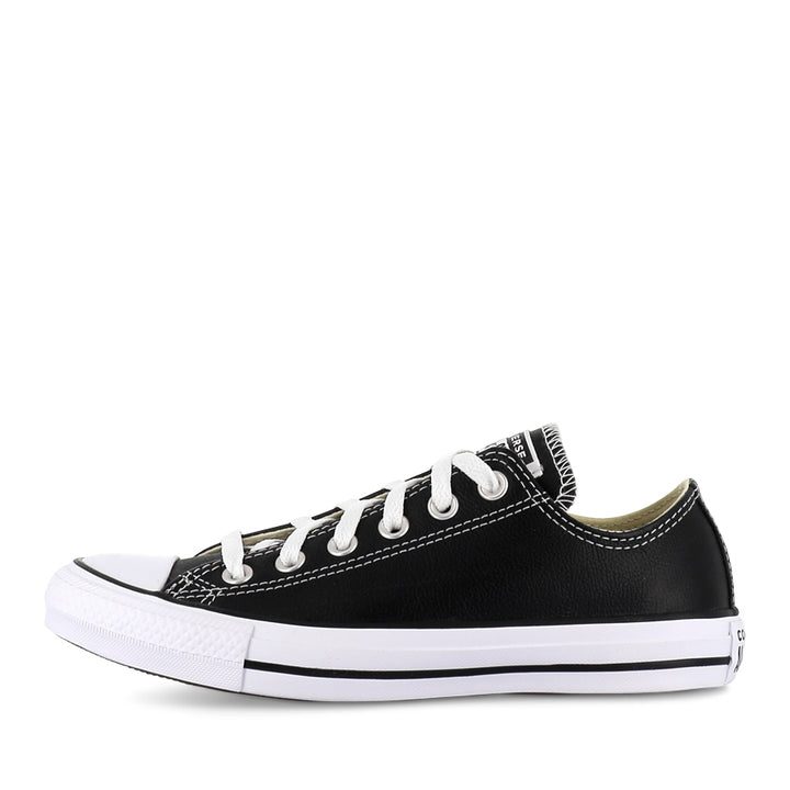 ALL STAR LOW LEATHER - BLACK