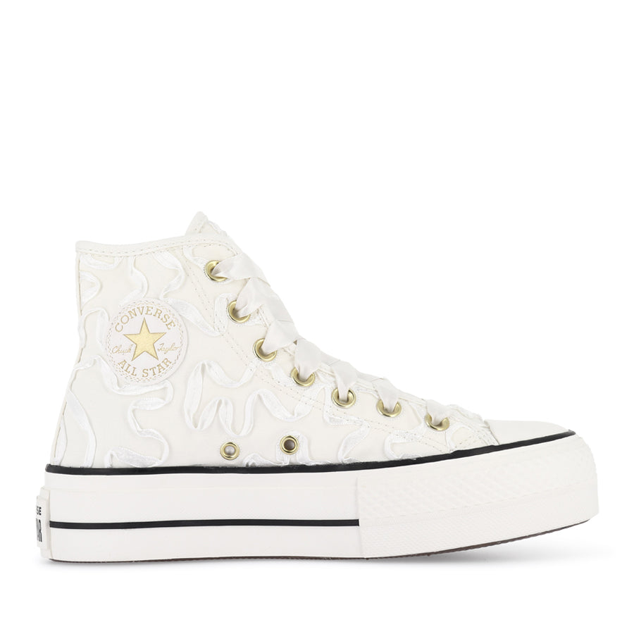 CT LIFT RIBBON LACE HI - VINTAGE WHITE/METALLIC LIGHT GOLD/BLACK