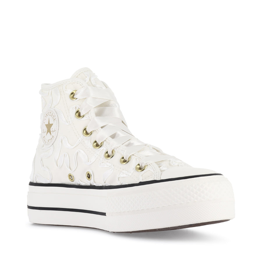 CT LIFT RIBBON LACE HI - VINTAGE WHITE/METALLIC LIGHT GOLD/BLACK
