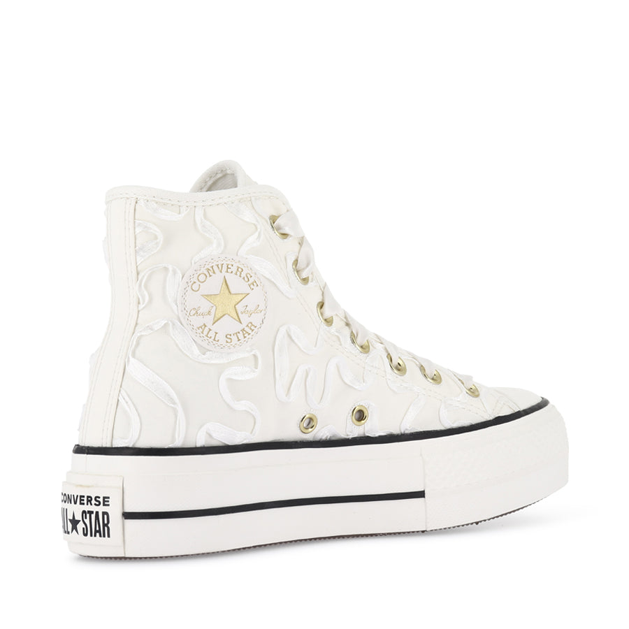 CT LIFT RIBBON LACE HI - VINTAGE WHITE/METALLIC LIGHT GOLD/BLACK
