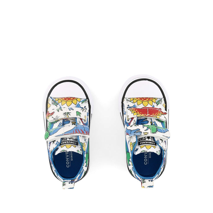 INFANT CT DINOCONS 2V LOW - WHITE/BLUE/ENAMEL RED