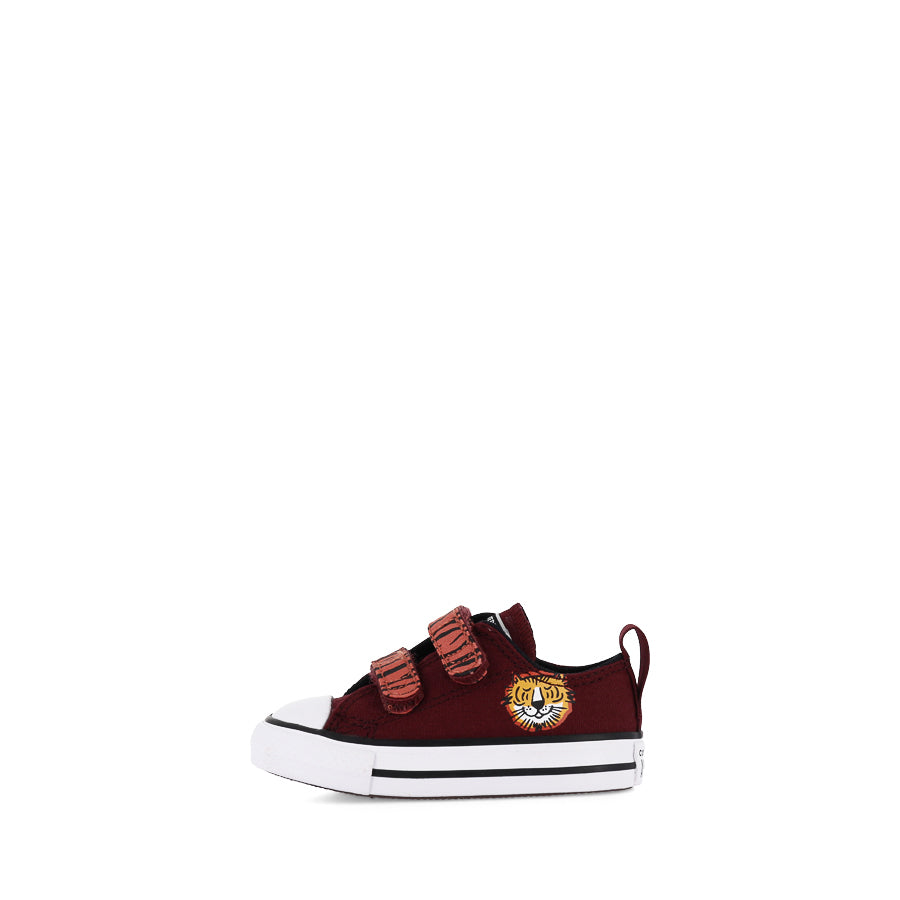 INFANT CT EASY ON LIONS LOW - DEEP BORDEAUX/GOLD PALM/WHITE