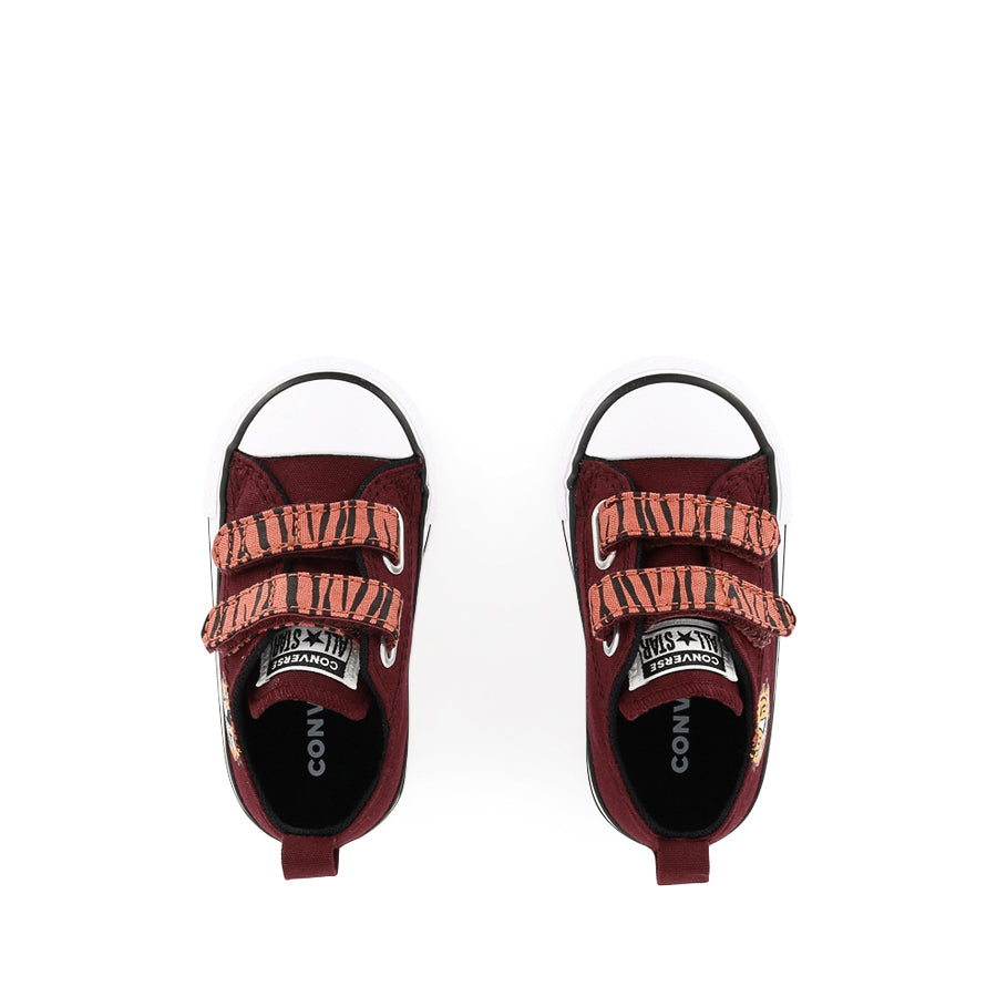 INFANT CT EASY ON LIONS LOW - DEEP BORDEAUX/GOLD PALM/WHITE