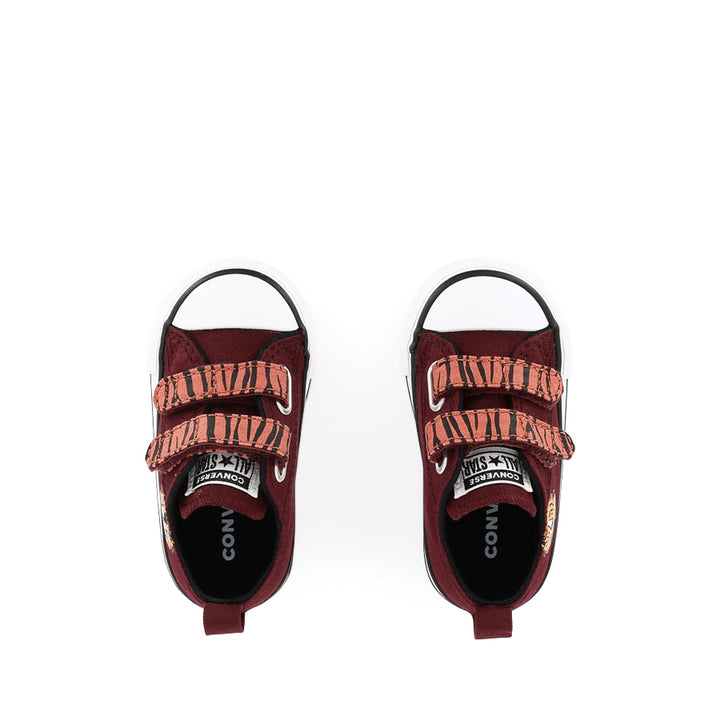 INFANT CT EASY ON LIONS LOW - DEEP BORDEAUX/GOLD PALM/WHITE