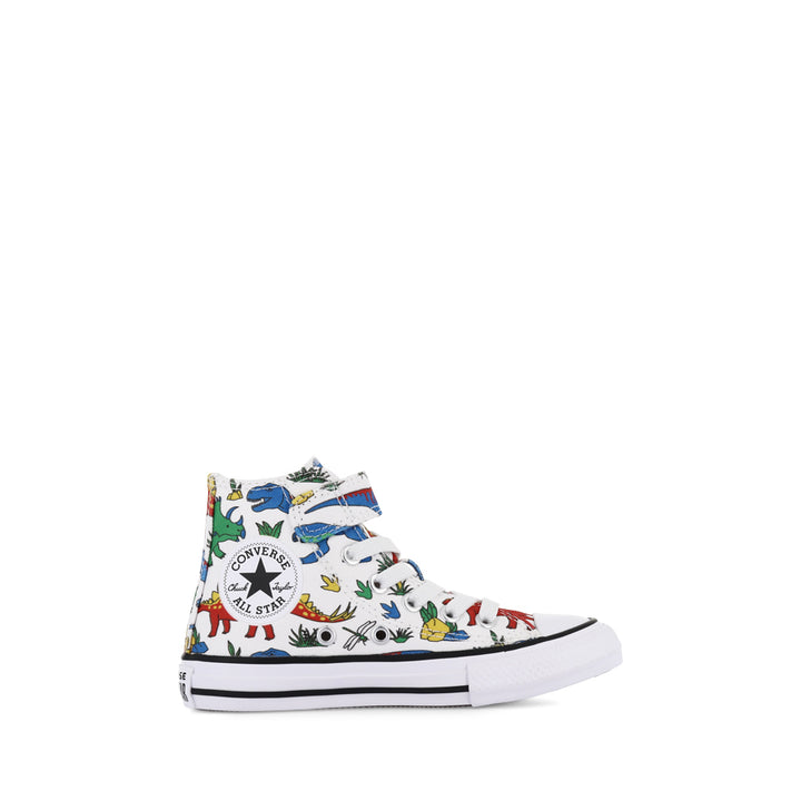 KID CT DINOCONS 1V HI - WHITE/BLUE/ENAMEL RED