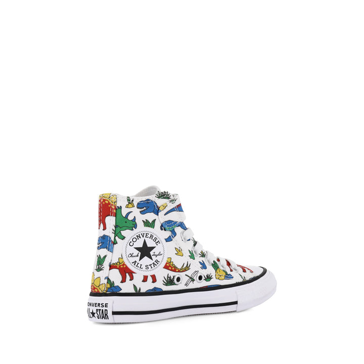 KID CT DINOCONS 1V HI - WHITE/BLUE/ENAMEL RED