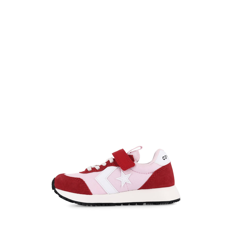 KID OMEGA TRAINER LOW - NEW FOUND BLOOM/RED/VINTAGE WHITE