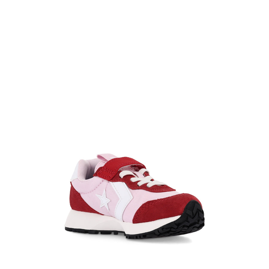 KID OMEGA TRAINER LOW - NEW FOUND BLOOM/RED/VINTAGE WHITE