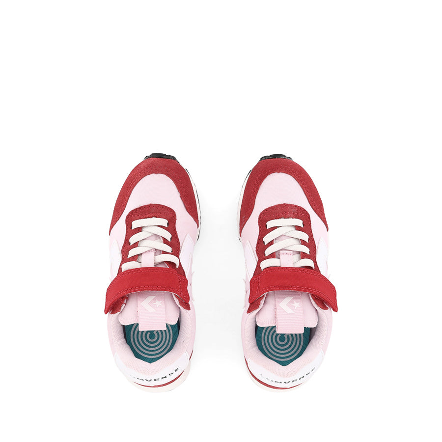 KID OMEGA TRAINER LOW - NEW FOUND BLOOM/RED/VINTAGE WHITE