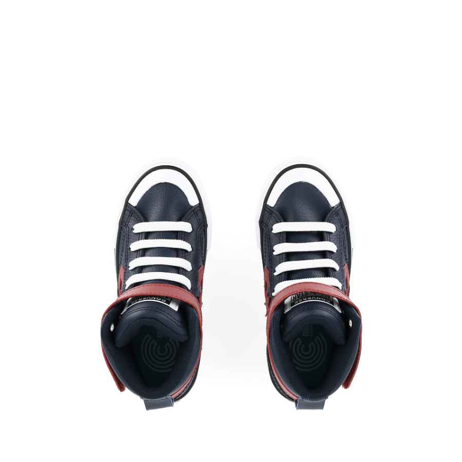 KID PRO BLAZE STRAP HI - OBSIDIAN/BRICK SNACK/WHITE