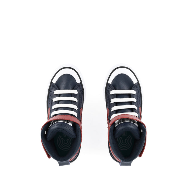 KID PRO BLAZE STRAP HI - OBSIDIAN/BRICK SNACK/WHITE