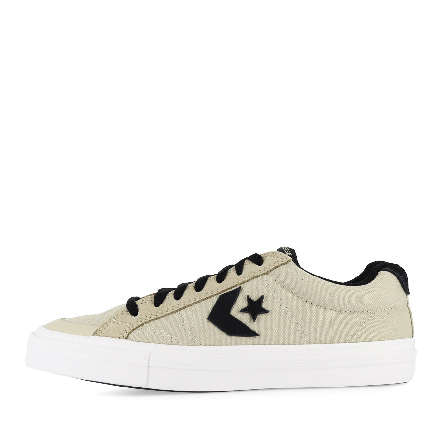 SPORT CASUAL LOW - NATURAL LINEN/BLACK