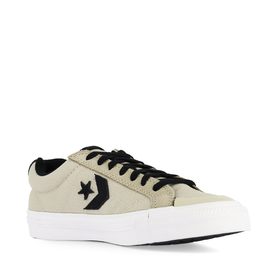 SPORT CASUAL LOW - NATURAL LINEN/BLACK