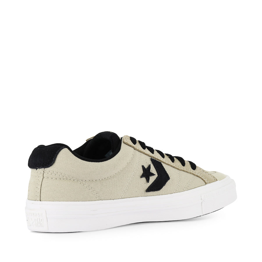SPORT CASUAL LOW - NATURAL LINEN/BLACK