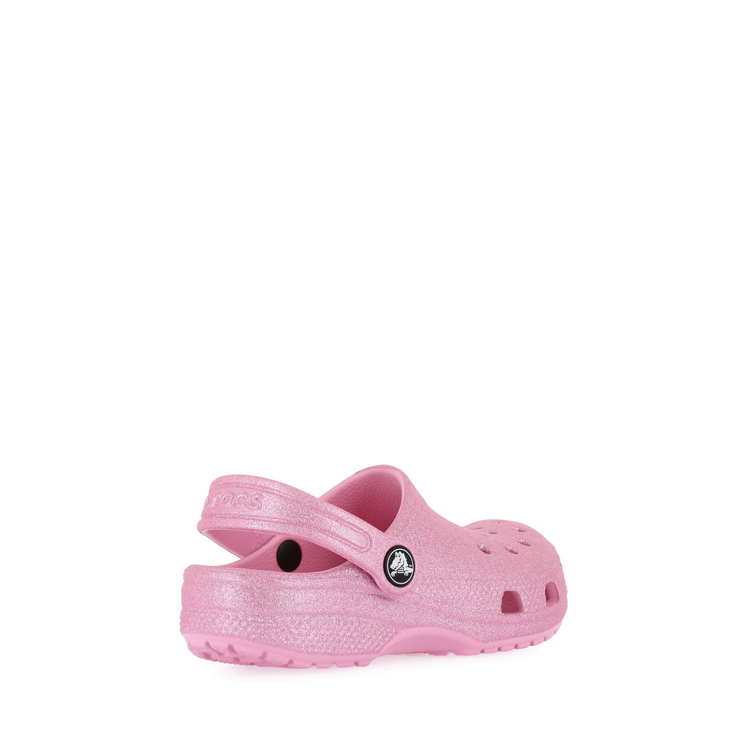 CLASSIC GLITTER CLOG KIDS - PINK TWEED GLITTER