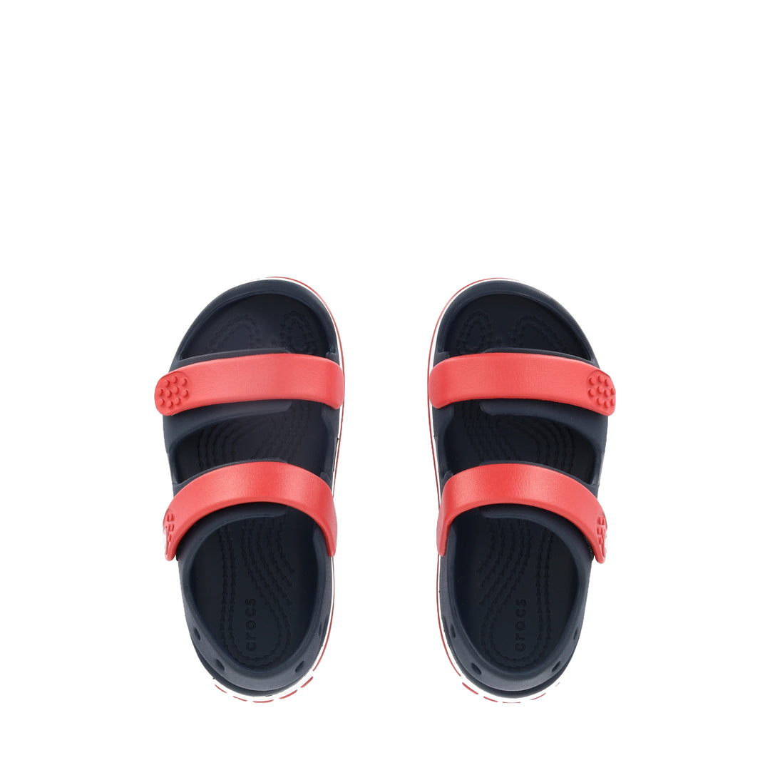 CROCBAND CRUSIER SANDAL KIDS - NAVY/VARSITY RED