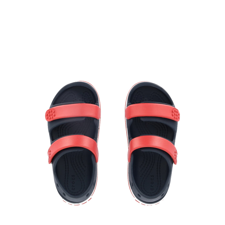 CROCBAND CRUSIER SANDAL KIDS - NAVY/VARSITY RED