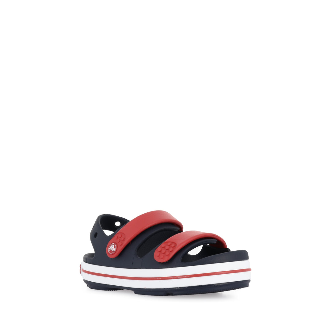 CROCBAND CRUSIER SANDAL KIDS - NAVY/VARSITY RED