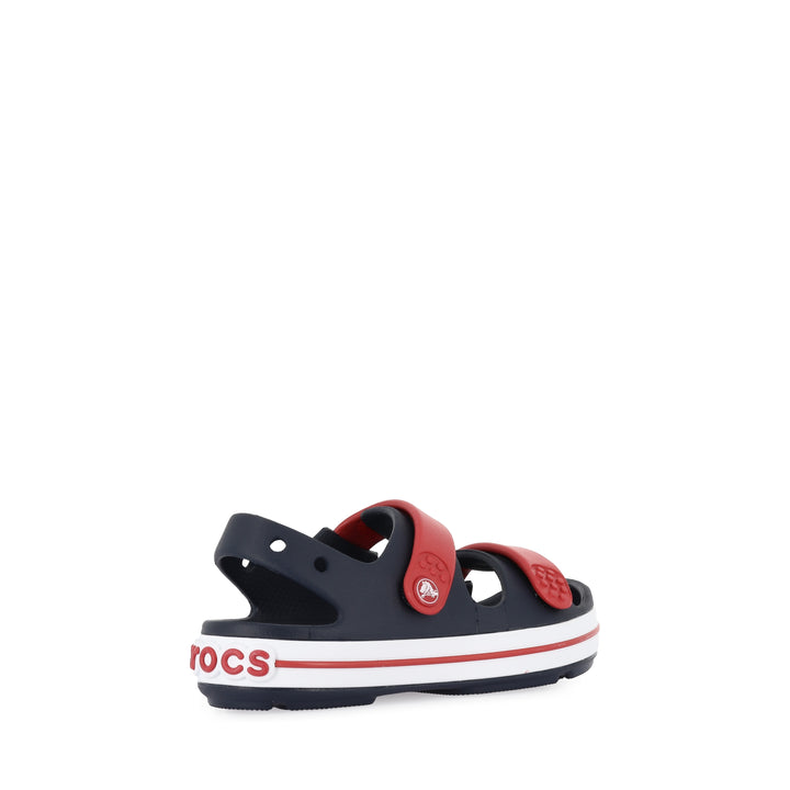 CROCBAND CRUSIER SANDAL KIDS - NAVY/VARSITY RED