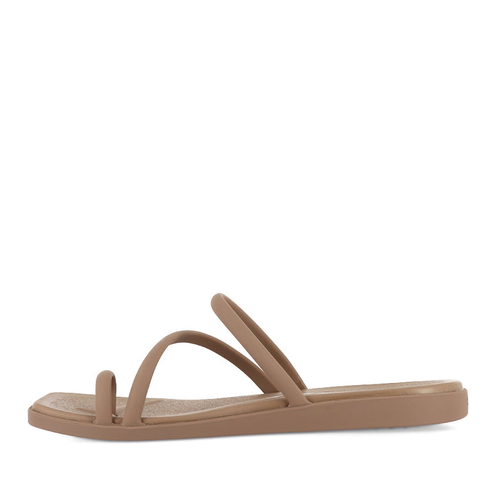 MIAMI TOE LOOP SANDAL - MILK CHOCOLATE