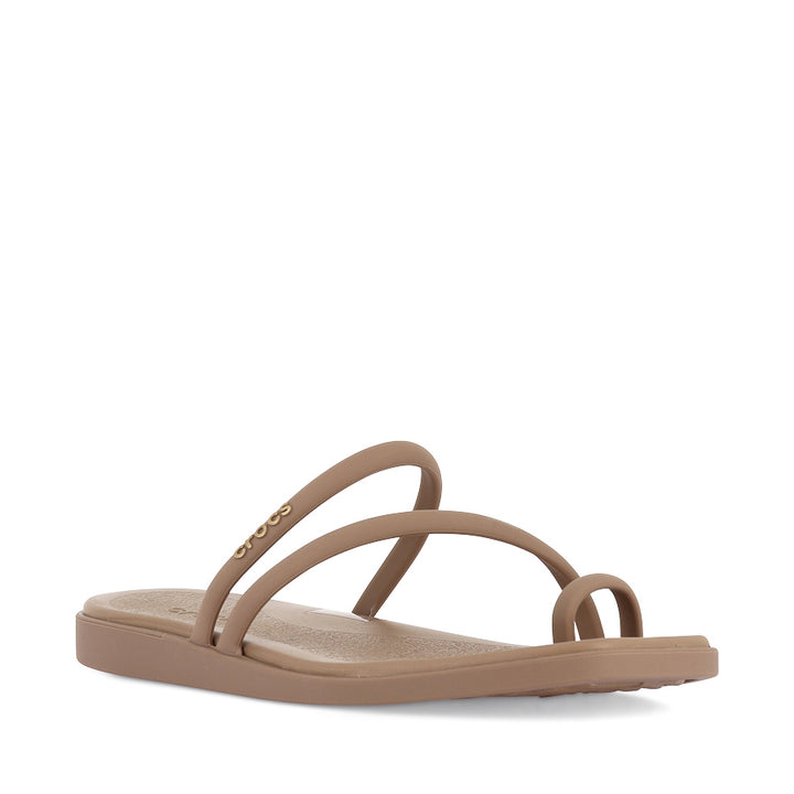 MIAMI TOE LOOP SANDAL - MILK CHOCOLATE