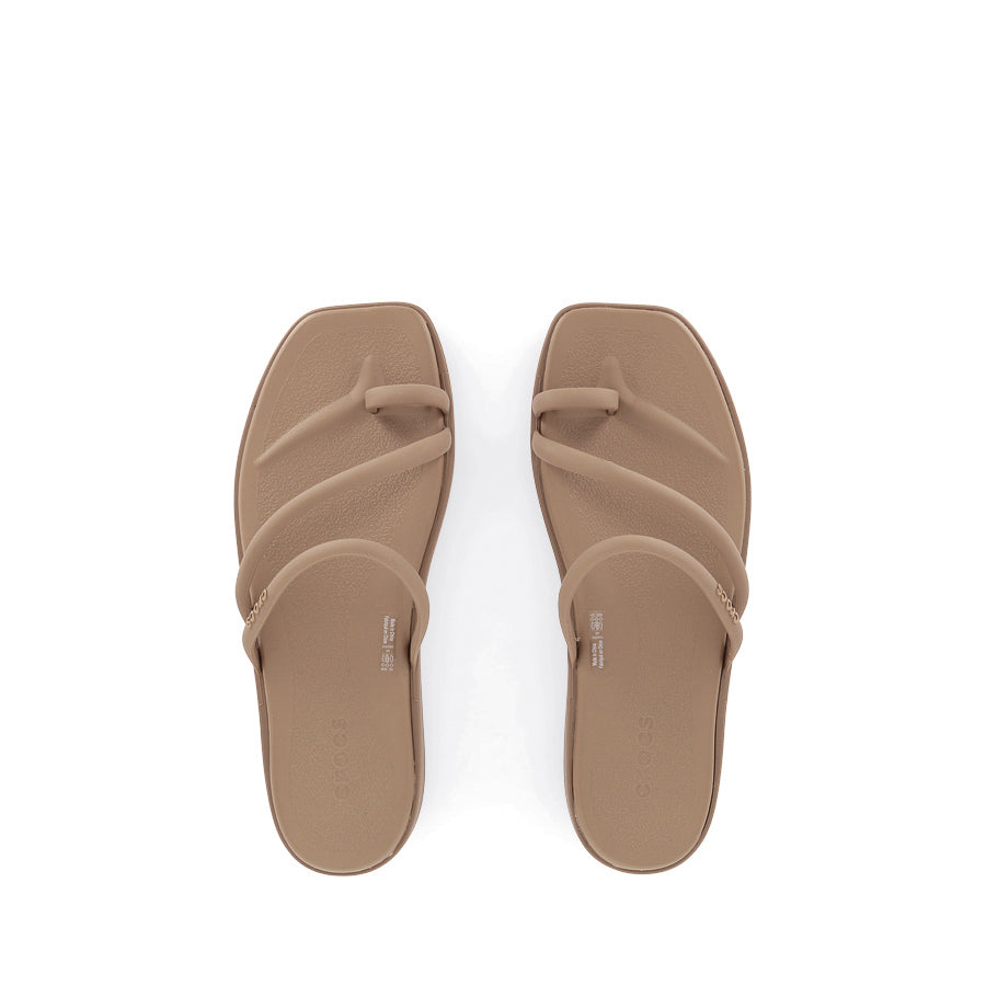 MIAMI TOE LOOP SANDAL - MILK CHOCOLATE