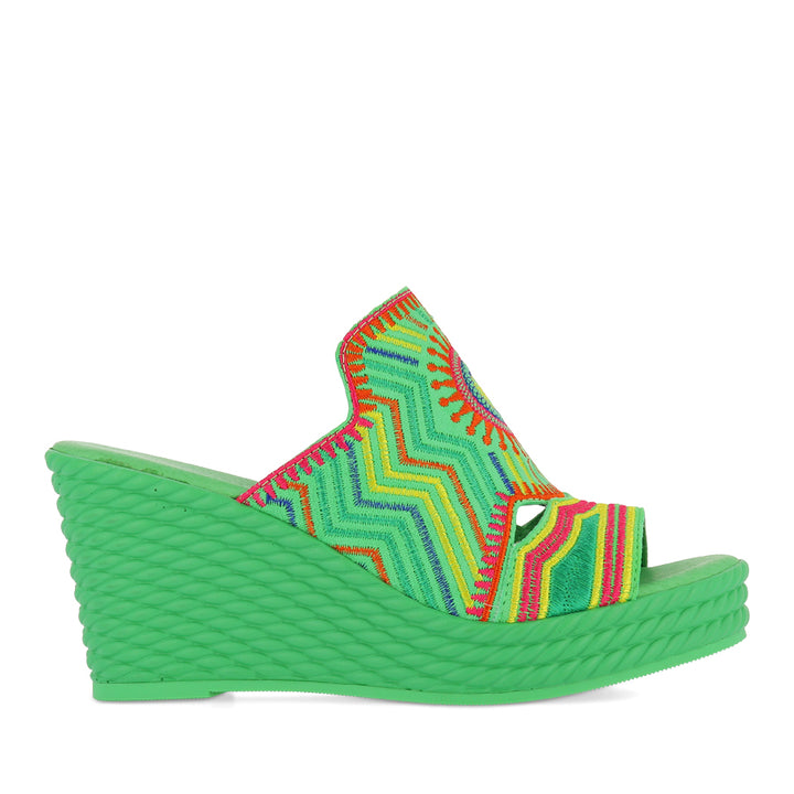 EILAM - LIME MULTI SUEDE