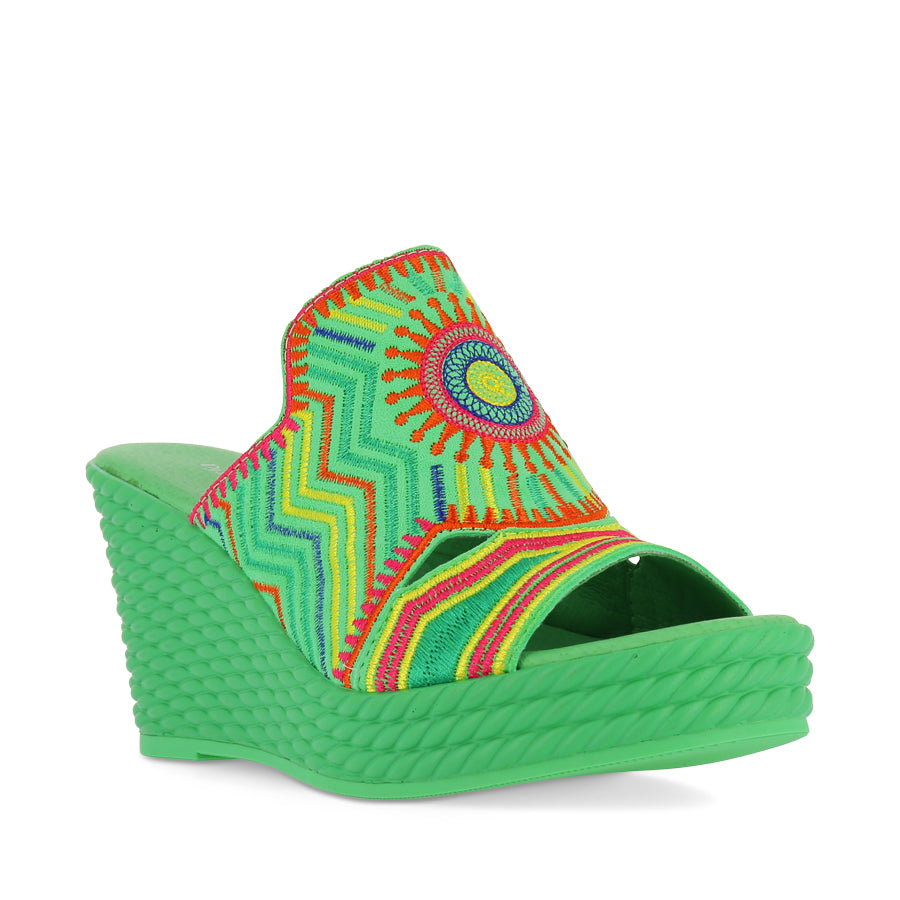 EILAM - LIME MULTI SUEDE