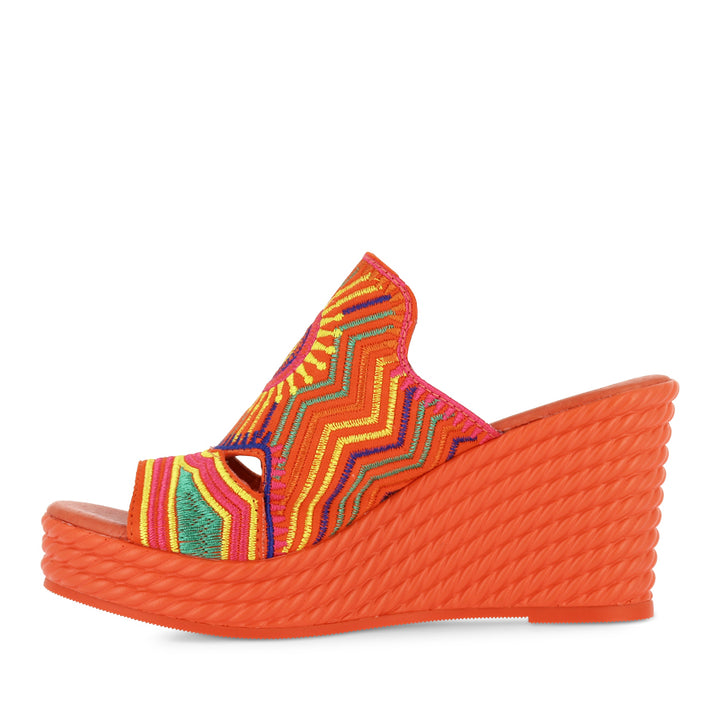EILAM - ORANGE MULTI SUEDE