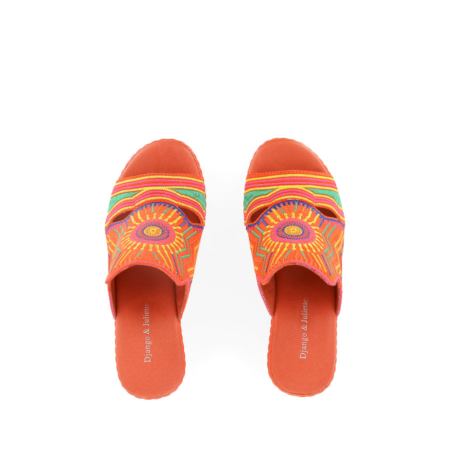 EILAM - ORANGE MULTI SUEDE