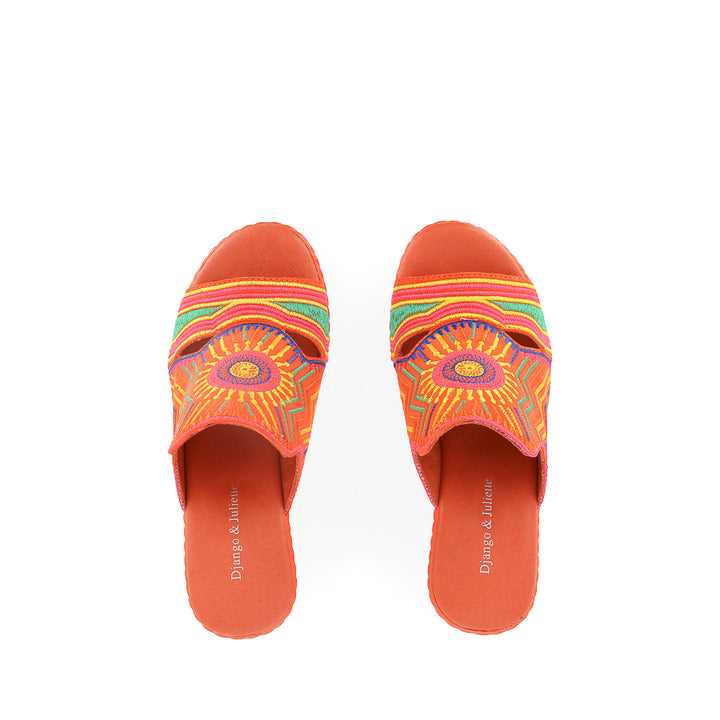 EILAM - ORANGE MULTI SUEDE