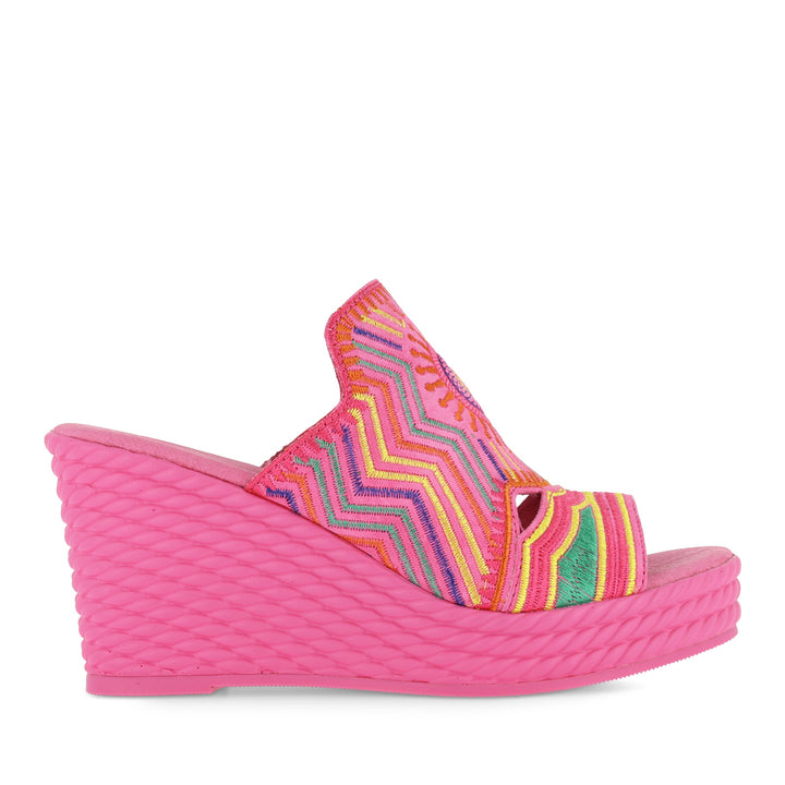 EILAM - PINK MULTI SUEDE